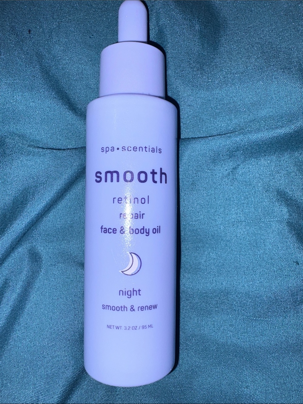 spa•scentials Smooth Retinol Face & Body Oil - Night, Smooth and Renew 3.4 oz
